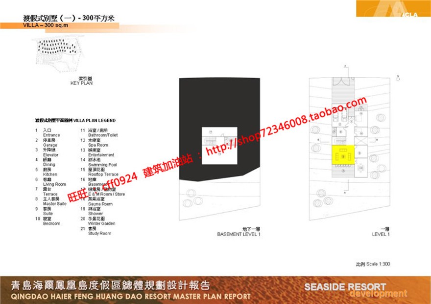 住宅区规划商业别墅群设计cad总图方案文本景观环境绿化彩平