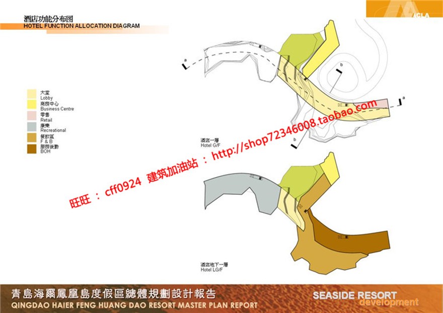 住宅区规划商业别墅群设计cad总图方案文本景观环境绿化彩平