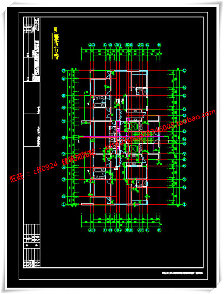 建筑图纸265无锡高层住宅住宅平立剖施工图小区规划cad图纸+SU模型+效建筑资源