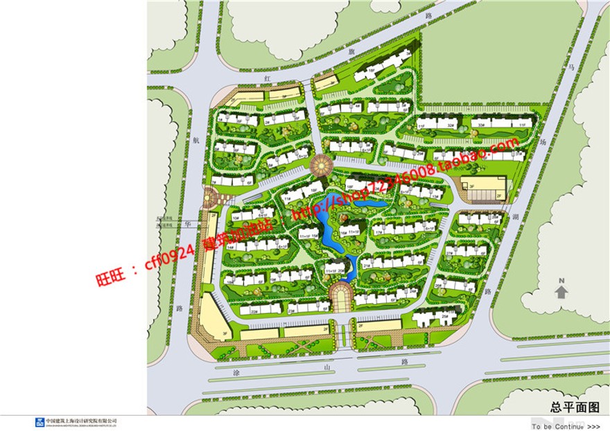 cad图纸有总图平立剖整套住宅区生活小区文本效果图