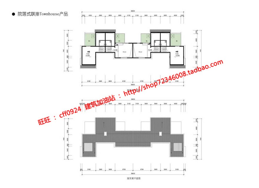 su模型cad总图分析图文本商业别墅群住宅区规划建筑