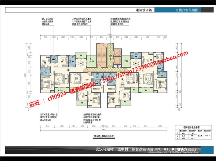 cad总图/户型效果图文本小区住宅区住宅建筑设计方