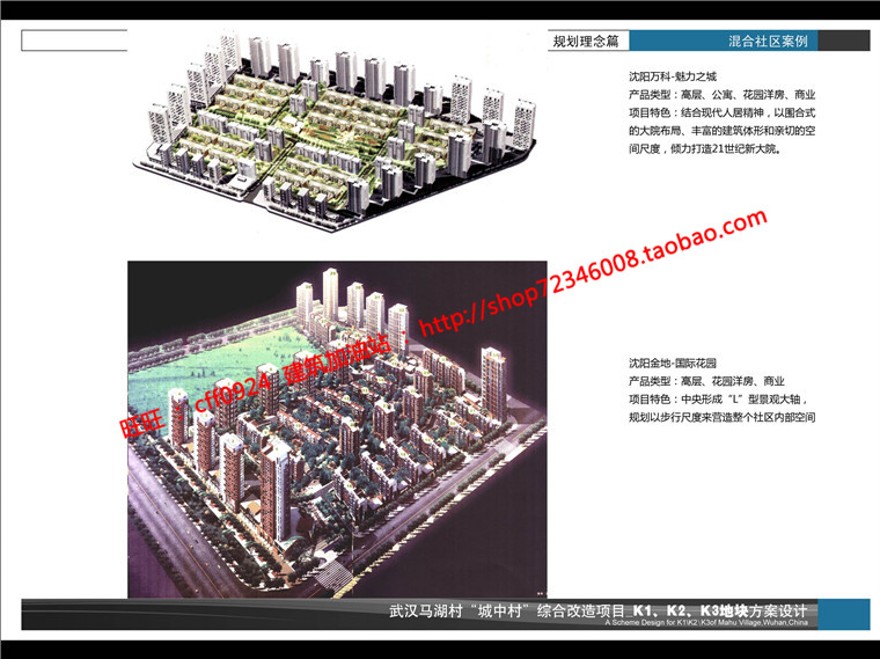 cad总图/户型效果图文本小区住宅区住宅建筑设计方