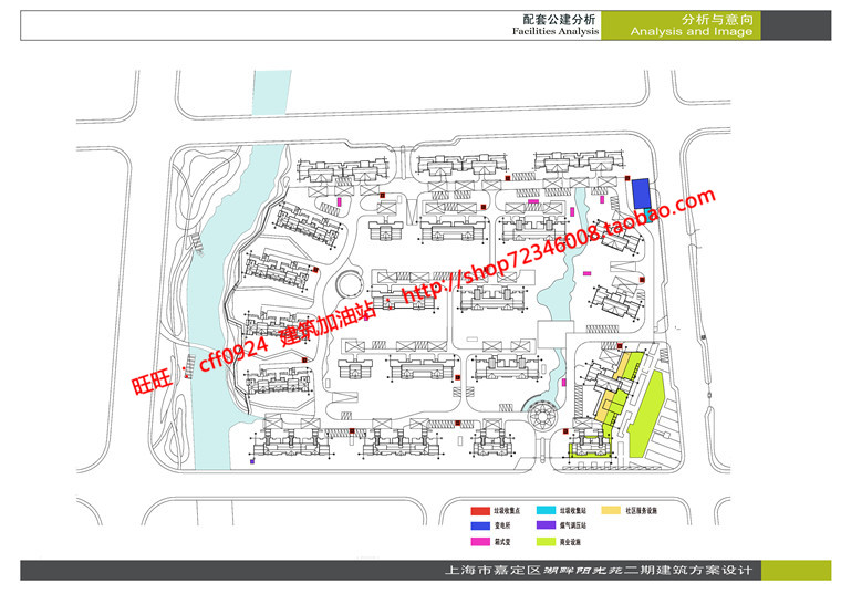 居住小区规划住宅设计cad总图/平立剖效果图文本