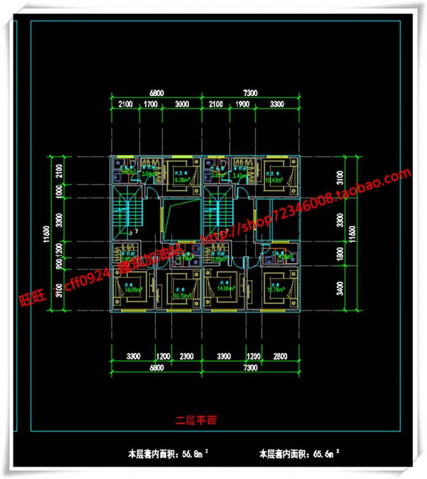 建筑图纸298香山住宅小区小区规划cad图纸/SU模型/效果图