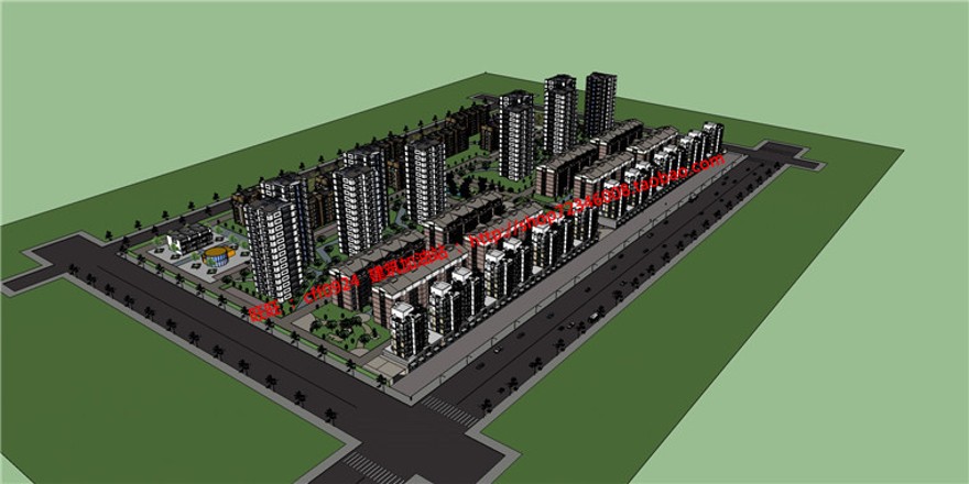 建筑学住宅区规划设计文本jpg展板排版psd建筑景观规划资料集