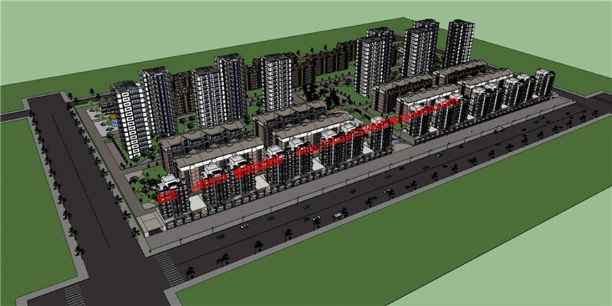 建筑学住宅区规划设计文本jpg展板排版psd建筑景观规划资料集