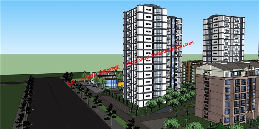 建筑学住宅区规划设计文本jpg展板排版psd建筑景观规划资料集