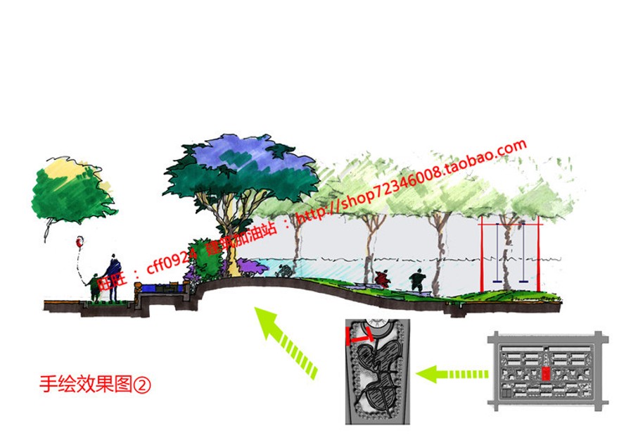 建筑学住宅区规划设计文本jpg展板排版psd建筑景观规划资料集