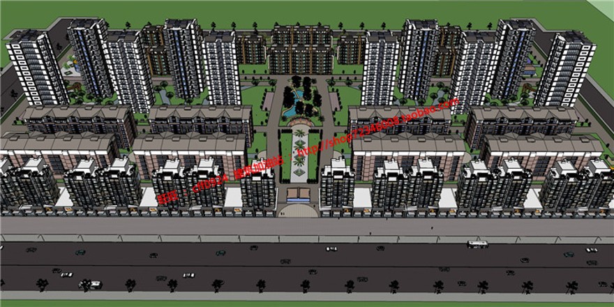 建筑学住宅区规划设计文本jpg展板排版psd建筑景观规划资料集