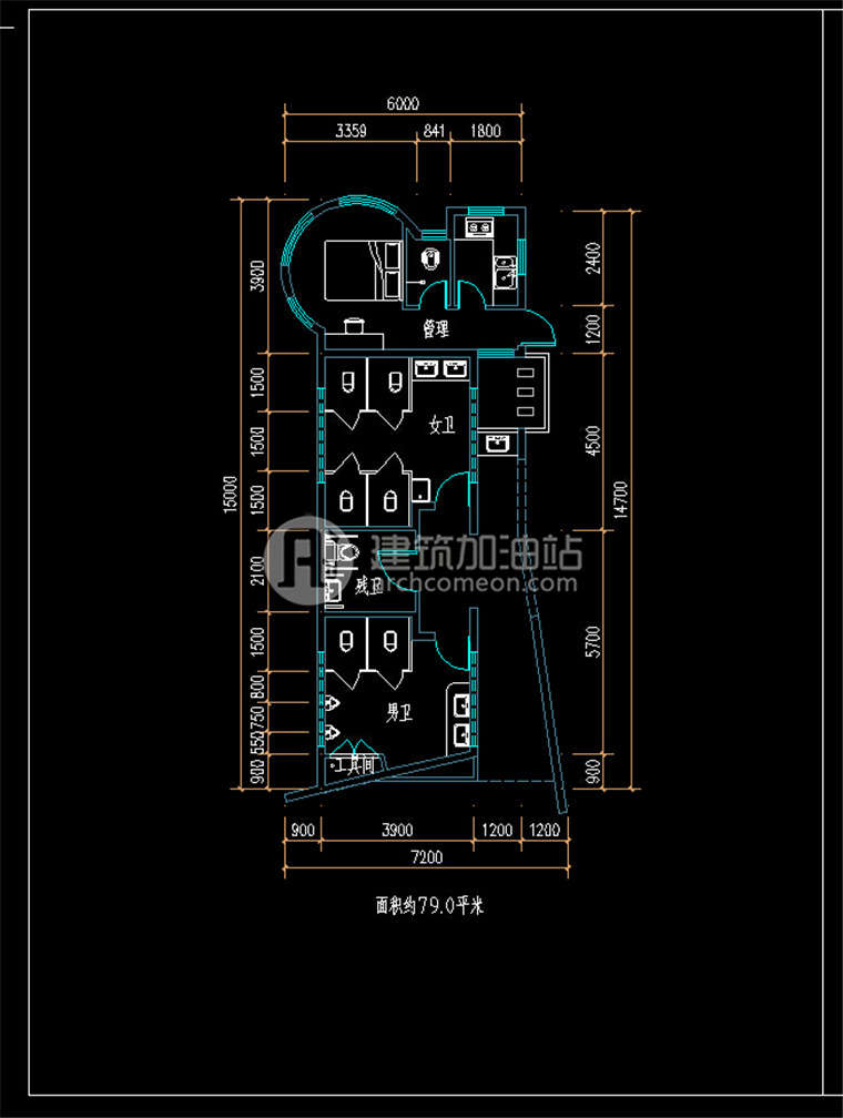 公厕全套建筑景观规划资料公厕SU模型+CAD图纸公厕方案设计