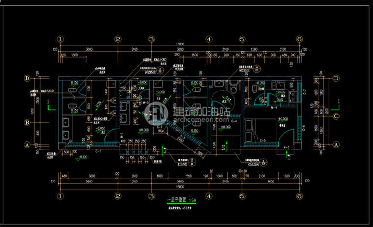 公厕全套建筑景观规划资料公厕SU模型+CAD图纸公厕方案设计