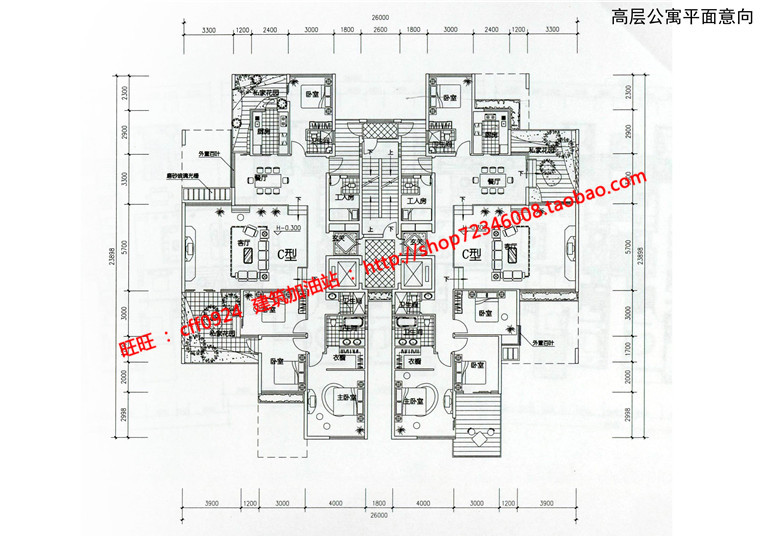 cad图纸+效果图+文本jpg住宅区小区住宅建筑方案设计