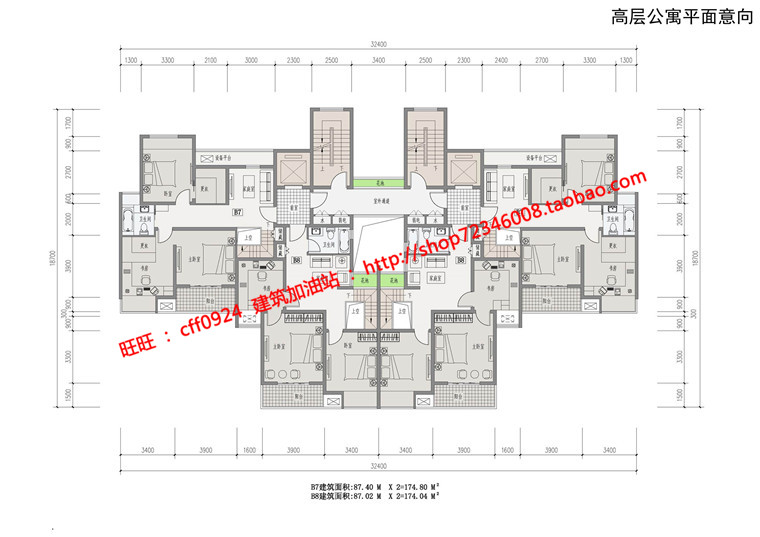 cad图纸+效果图+文本jpg住宅区小区住宅建筑方案设计