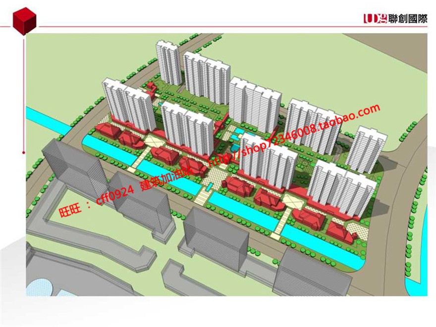 小区规划四个方案cad总图住宅区规划设计带cad户型图