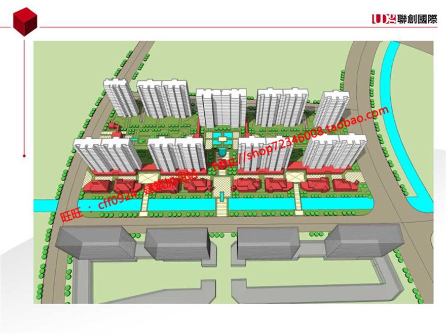 小区规划四个方案cad总图住宅区规划设计带cad户型图