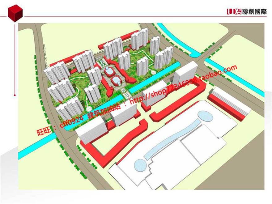 小区规划四个方案cad总图住宅区规划设计带cad户型图