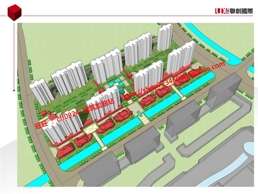 小区规划四个方案cad总图住宅区规划设计带cad户型图