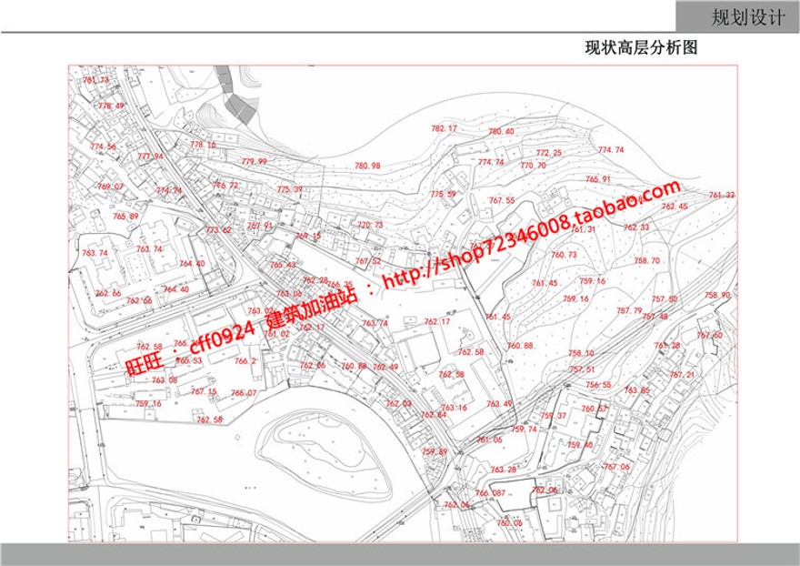 山地住宅小区规划住宅区建筑方案设计有cad图纸总图文本