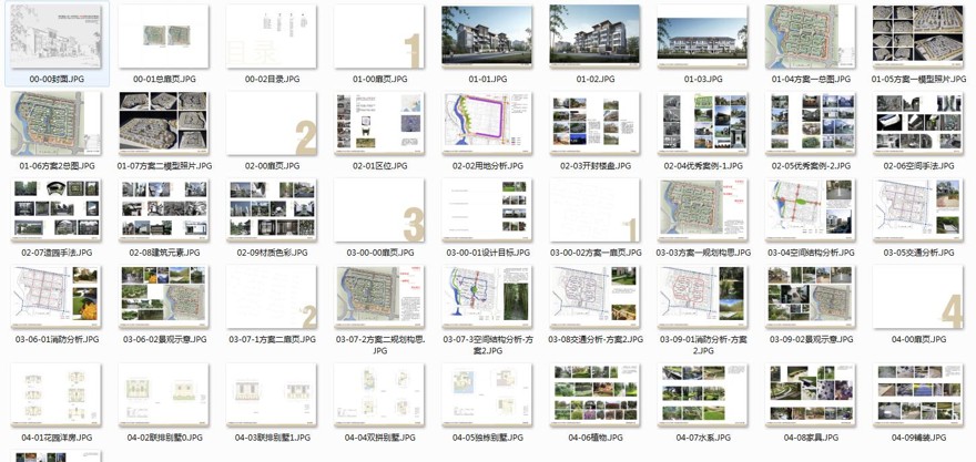 河南某中式商业别墅区规划及单体设计方案文本（有CAD/模型建筑资源