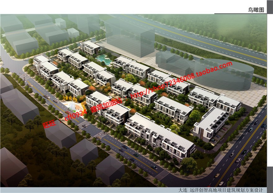 花园洋房小区规划住宅单体cad图纸平立剖效果图施工图