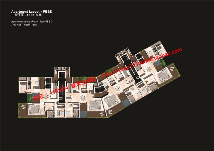 小区规划一期二期建筑方案设计文本pdf建筑景观规划资料cad总图户型