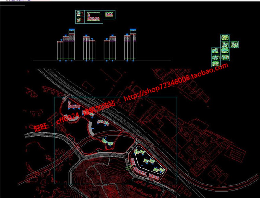 小区规划一期二期建筑方案设计文本pdf建筑景观规划资料cad总图户型