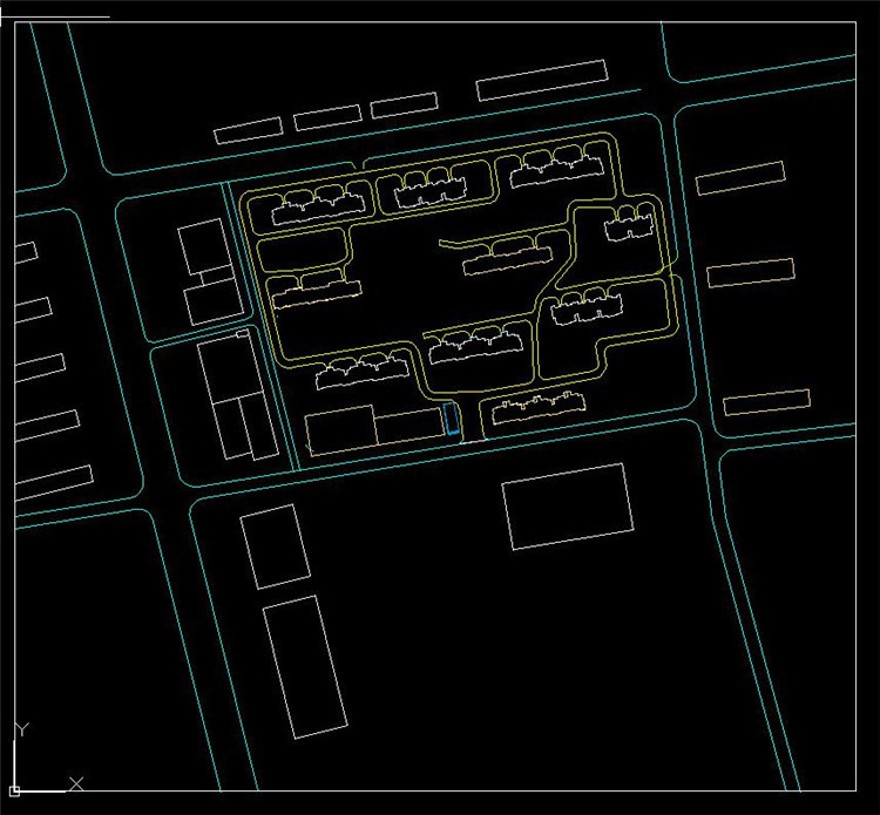 完整住宅区规划小区方案设计有cad图纸su模型psd效果图