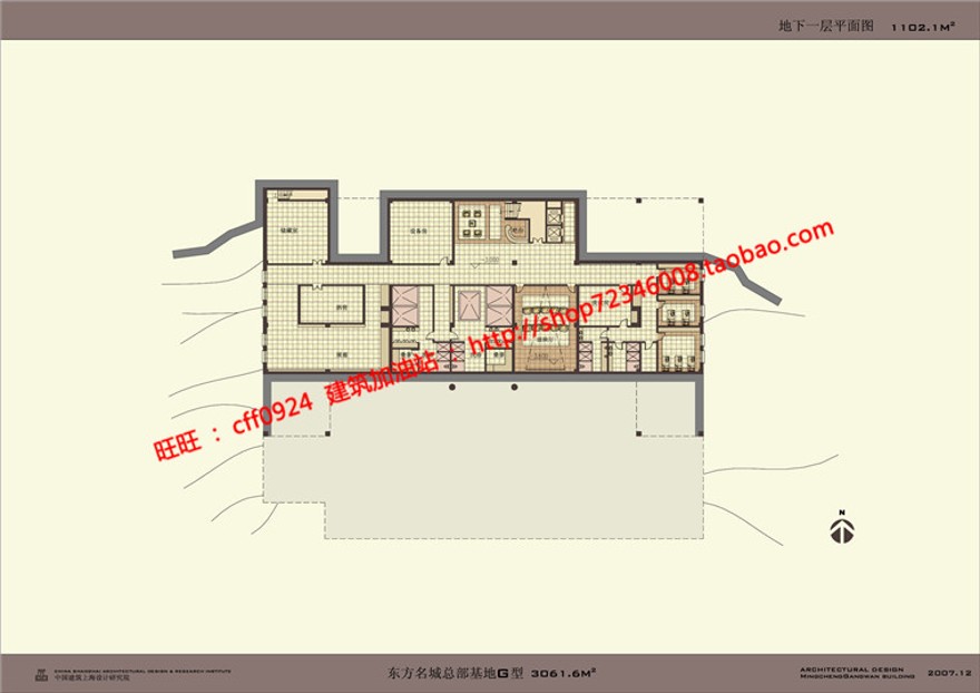 商业别墅群居住组团绿化多层住宅户型洋房cad总图多种户型彩平