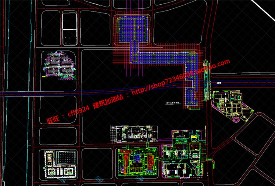 su模型+cad图纸+文本景观建筑方案地下商业广场建筑景观