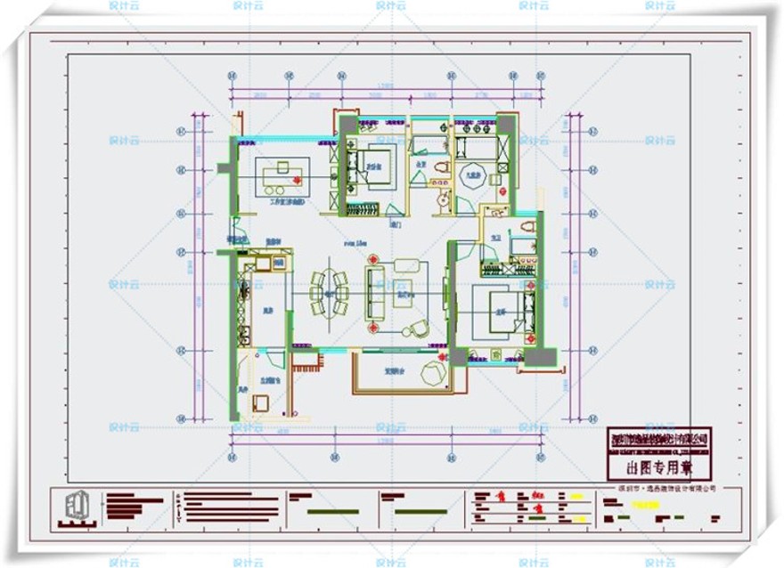 完整逸品+止境+派尚设计前海壹方室内中心6A-B-C户型全套建筑资源