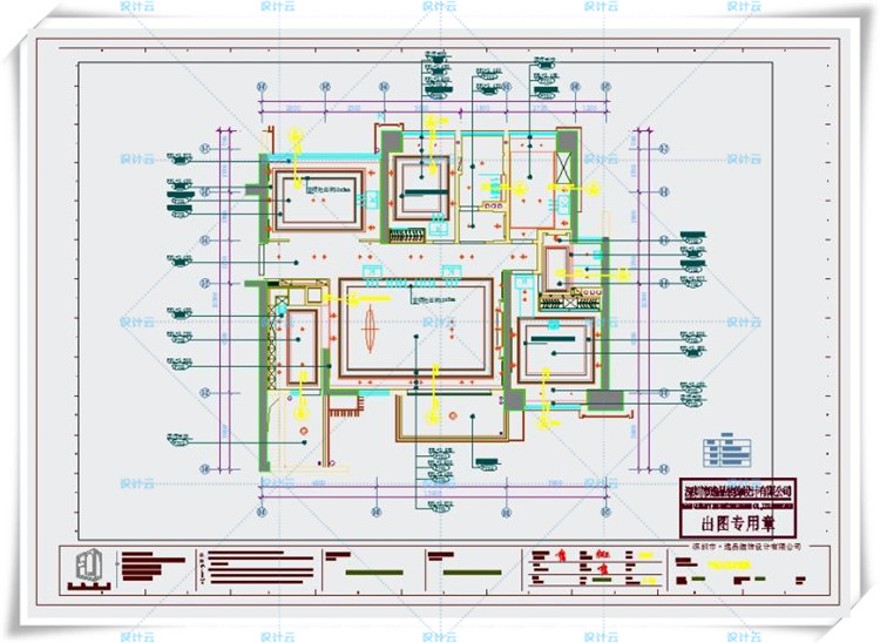 完整逸品+止境+派尚设计前海壹方室内中心6A-B-C户型全套建筑资源