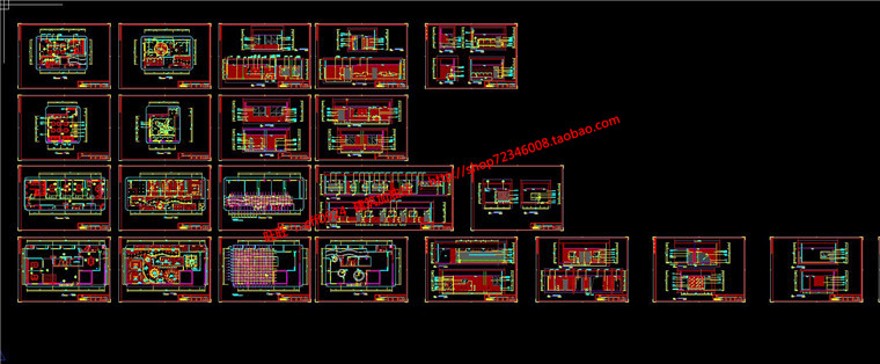 托班幼儿园800平方米室内装饰工程方案设计有cad图纸建筑资源