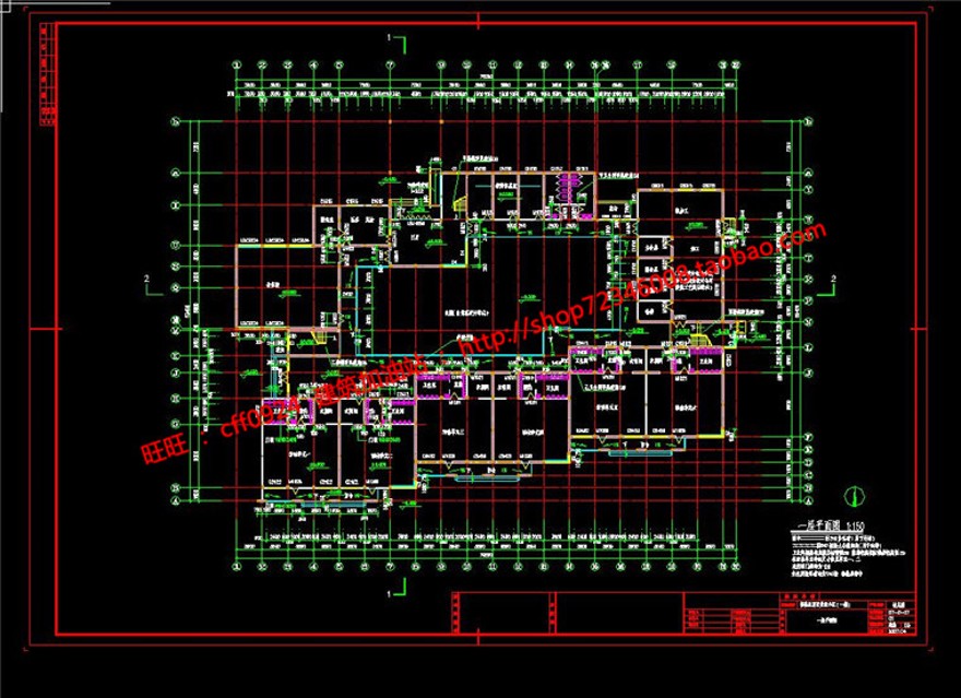 班幼儿园教育建筑方案设计cad施工图文本3dmax