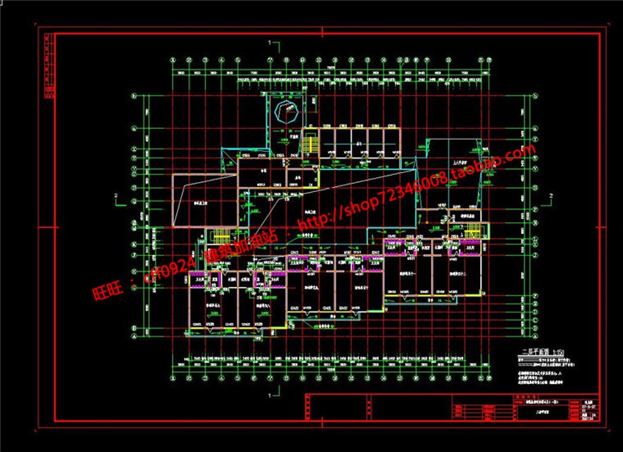 班幼儿园教育建筑方案设计cad施工图文本3dmax