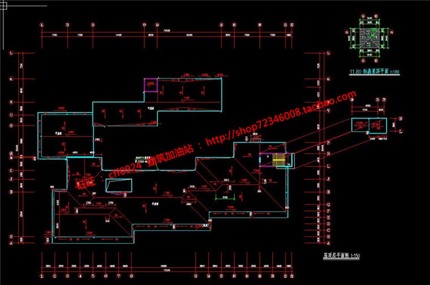 班幼儿园教育建筑方案设计cad施工图文本3dmax