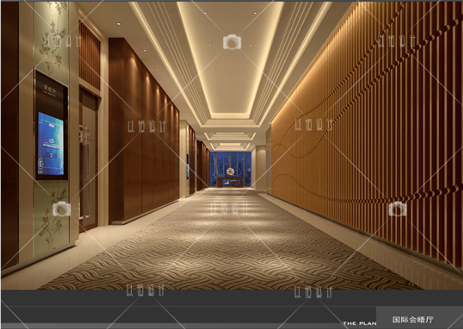 资源素材高端现代风会议中心室内CAD配套效果图原创设计