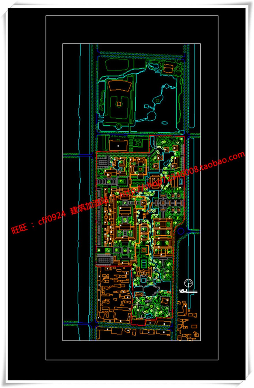 建筑图纸131古建建筑城市规划设计规划古建SU模型+cad图纸+效果图+方案文本