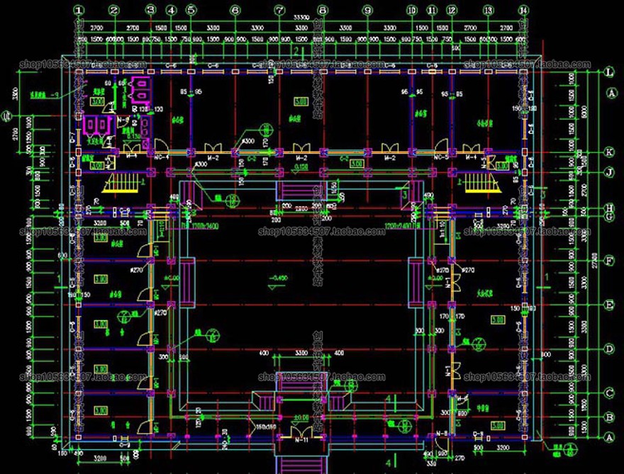 成套-精选21套北方中式古建四合院建筑设计CAD图纸部分配建筑资源