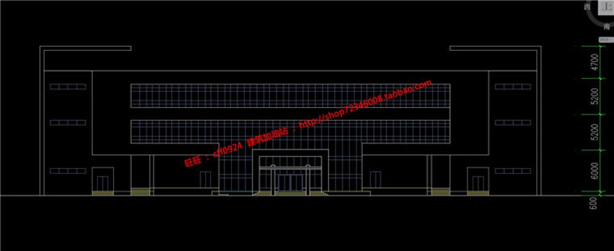 房工厂建筑方案设计工业cad总图su模型效果图文本