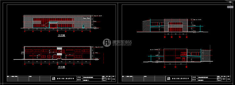 建筑图纸109厂房方案设计厂房cad图施工图