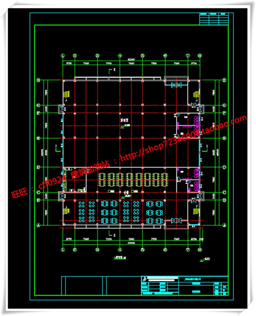 建筑图纸113上海科路普电气厂房cad平立总图su模型效果图/3D