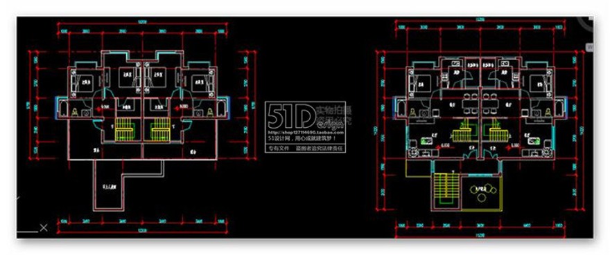 成套-现代风花园住宅商业别墅叠层三层联排平面立剖su+cad+max效果图