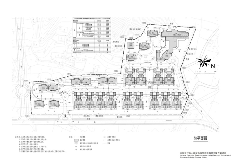 天华宝华桃花岛商业别墅群建筑总图cad图纸效果图文本