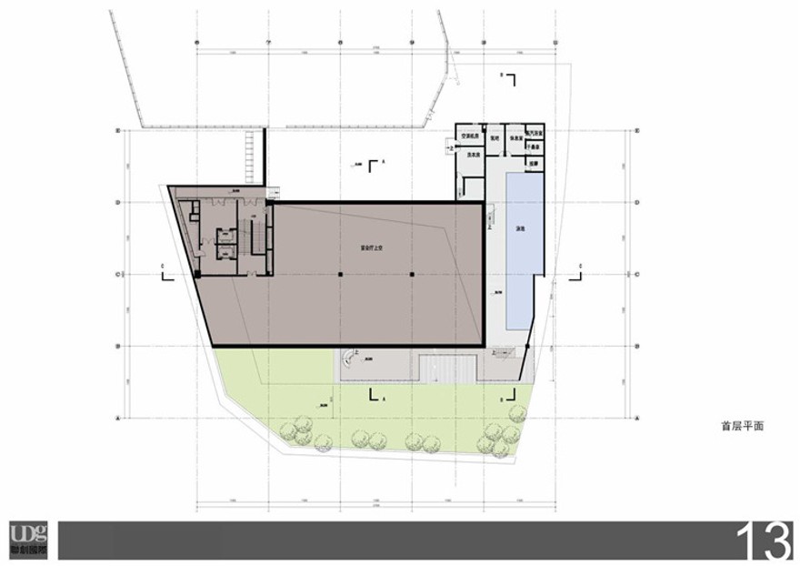 石家庄勒泰商业别墅建筑方案设计ppt文本景观建筑规划项目cad平立剖图纸