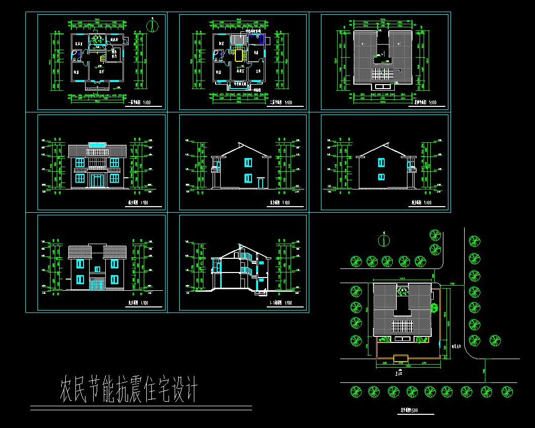 建筑图纸38-两层-11-0411-94米-