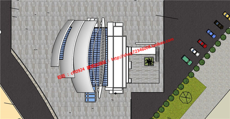 理查德·迈耶之千禧教堂最全建筑景观规划资料有cad图纸su细模ppt介建筑资源