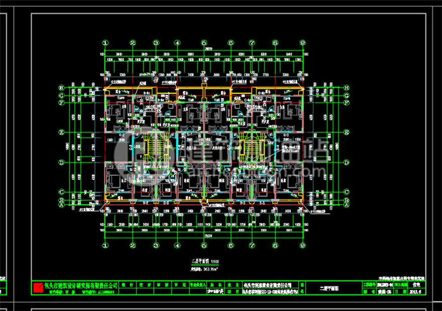 建筑资源26简欧联排商业别墅商业别墅SU模型+cad图纸方案施工图