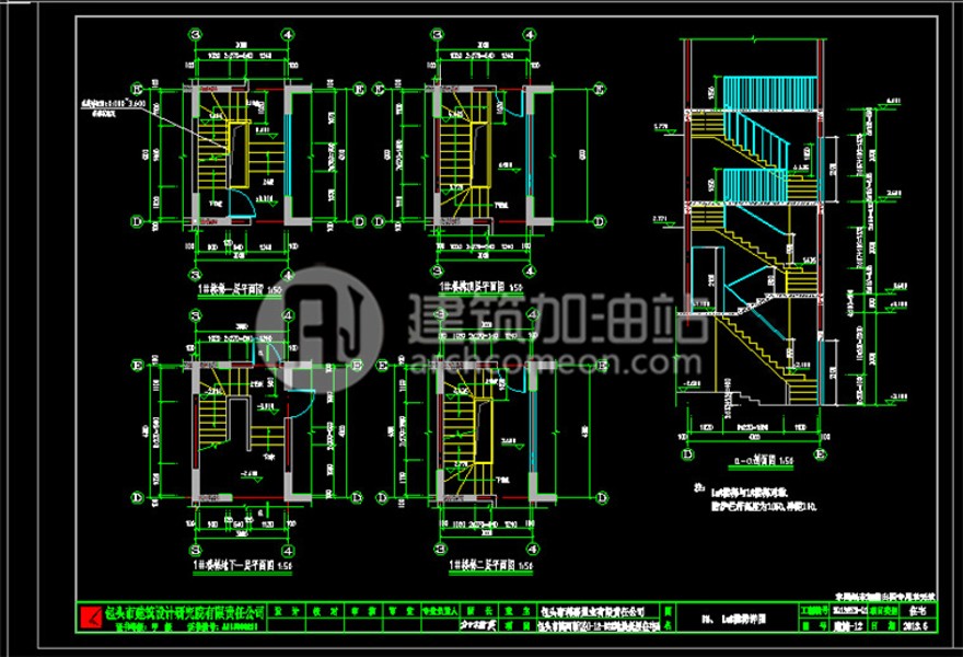 建筑资源26简欧联排商业别墅商业别墅SU模型+cad图纸方案施工图