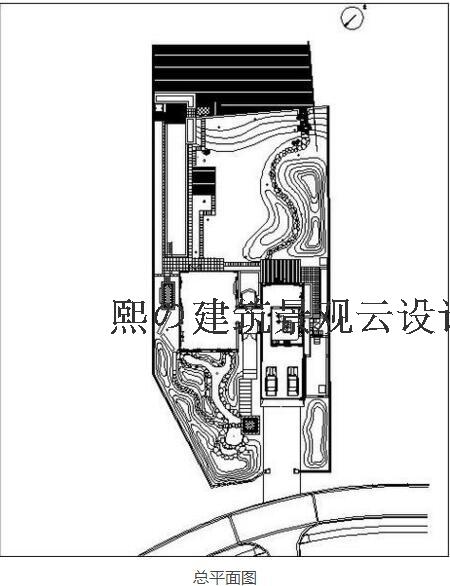 成套-景观园林CAD施工图欧式美式风格商业别墅私家花园欧式美式商业别墅庭建筑资源